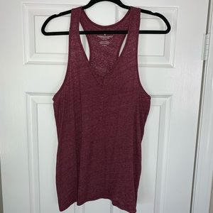 American Eagle Maroon Tank